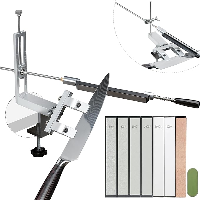 CWOVRS Knife Sharpening Kit with 360° Flip Dual