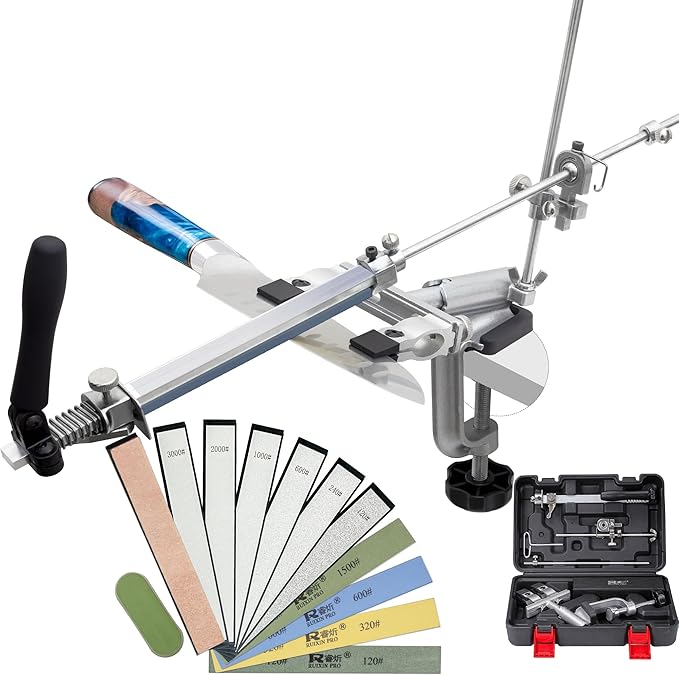 CWOVRS Knife Sharpening Kit, RX-009 Guided Knife
